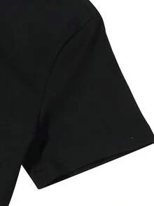 Women's T-Shirt Capricorn Zodiac Sign Definition Graphic Print Casual Wear For Everyday And Astrology Lovers,220g - 黑色 - 查看 4