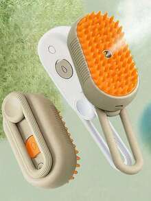 3 合 1 USB 充电式水喷宠物按摩刷电动猫毛去除梳