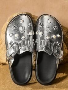 Tropiscape Chaussures compensées noires à plateforme mode et confortables pour femmes, cadeaux Cottagecore, tenue d'été - Rose bonbon - Voir 4