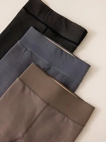 3 Cặp quần tất trẻ em màu đen, lót nhiệt, thoáng khí, ấm áp, dành cho bé gái, mùa thu/đông - Nhiều màu - Xem 5