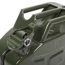 10L  Green American Oil Barrel – 0.8mm Thick With Inverted Oil Pipe – Ideal For Garage, Workshop, Outdoor – Durable Storage & Dispensing Container