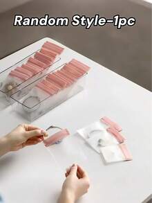 1个/6个透明可堆叠储物抽屉，亚克力浴室化妆品收纳盒和塑料收纳盒，适用于梳妆台、水槽下、厨柜、食品储藏室、家庭收纳和储物。一目了然，易于分类。抽屉式设计，方便拿取。透明设计，简洁大方。 - 無色 - 查看 11