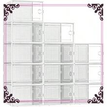 Kuject X-Large Shoe Storage Boxes Organizers Clear Plastic Stackable 12 Pack, Shoe Rack & Holder Substitute, Sneaker Containers, Toy Storage Organizer Bins For Entryway, Closet, Under Bed, White - White - View 1