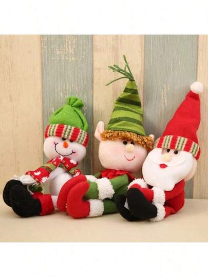 1pc Christmas Red Wine Bottle Cover, Santa Snowman Hold Wine Set, Champagne Bottle Set Bar Restaurant Decoration, Bottle Holder, Bottle Decor, Scene Decor, Festivals Decor, Room Decor, Home Decor, Offices Decor, Theme Party Decor, Christmas Decor