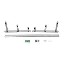 304 Stainless Steel Three-Tier Towel Rack Silver - Silver - View 3