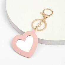 Mini Lippenstift Etui mit Spiegel, Lippenstift Tasche, tragbare PU-Leder Schlüsselanhänger Lippenstift Tasche, Lippenstift Aufbewahrungstasche, Lippenstift Aufbewahrungstasche, Taschenbehang Taschenanhänger Taschenkette Taschenzubehör Schlüsselanhänger Anhänger Dekoration - Kosmetiktasche Kosmetika, einfarbige PU-Leder Lippenstift Halter Tasche, tolles Geschenk für Frauen, Mädchen und Freundinnen.