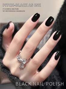 XEIJAYI 1PC 15ml Gel Nail Polish Soaking UV LED Nail Gel Female Nail Art Tools Fashion Nails For Home Salon Nail Art DIY For Four Seasons Fashion Local Warehouse - 黑色 - 查看 3