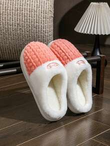 نعال منزلية للنساء، نعال وردية فاخرة من الفرو، ذات منصة وبطانة دافئة للشتاء، تصميم مفتوح سهل الارتداء والخلع، أحذية كاجوال مريحة، مناسبة للصالة والغرفة والحمام، نعال منزلية فاخرة للنساء
