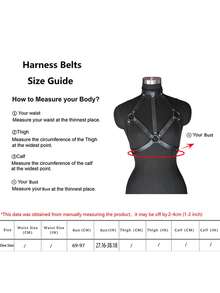 Chest Leather Harness With Chains Chain Chest Harness For Women Sexy Valentine's Day Gift Women's Waist Accessories