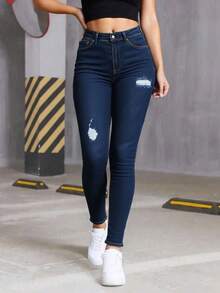 Women Jeans - Blue - View 1