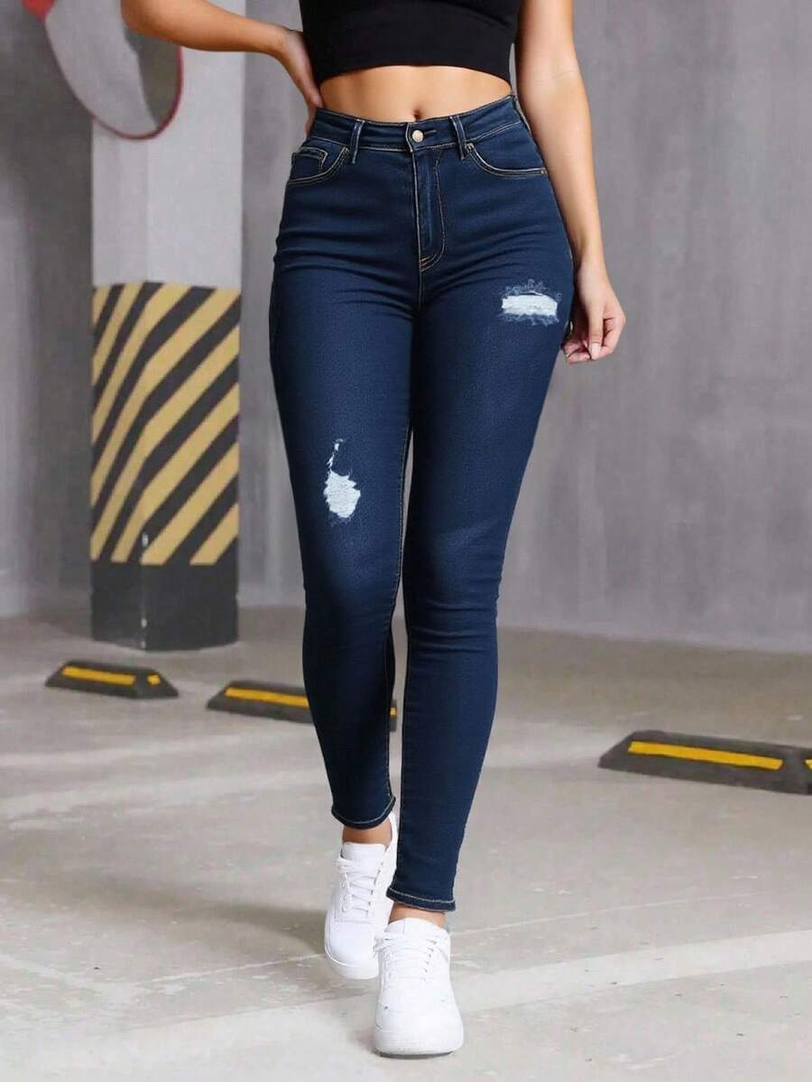 Women Jeans - Blue - View 1