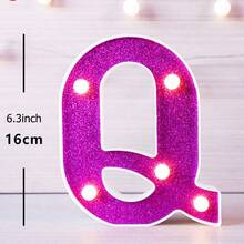 1 chiếc đèn chữ cái A-Z màu tím sáng tạo 6.3 inch, đèn hình chữ số, đèn chữ cái chạy bằng pin, đèn chữ cái trang trí nhà cửa, đèn ngủ hình chữ cái trang trí phòng ngủ, trang trí đám cưới, trang trí tiệc, trang trí sinh nhật, đèn chữ cái trang trí bàn làm việc, đèn trang trí ngày Valentine, đèn trang trí cảnh cầu hôn. - Màu tím - Xem 21