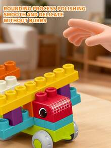 Kids Soft Rubber Building Block Set, Homemade Soft Rubber Educational Toys With Large Particles, Baby Building Blocks, Baby Stacking & Building Toys, 18/26/32 Soft Educational Shape Building Blocks For Baby Party, Color, One Two Squeeze, Toddler Stacking Toys 3 Years Old+, Random Color,Suitable For Halloween, Christmas, Mother's Day, Thanksgiving