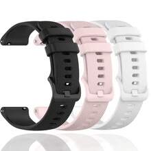 1 Stück 18mm 20mm 22mm Uhrenarmband für Garmin Venu 3/3s/2/2s Silikon Uhrenarmbänder für Garmin Vivoactive 3/4/4s/5/6 Forerunner 245