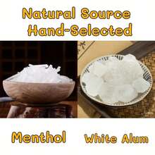 24g Menthol + 24g Alum Fragrance Combo Pack - 100% Natural Plant Extract Aroma, Releases Fresh Scent, Quickly Purifies Air. Suitable For Home, Studio, Yoga Room To Create A Natural & Comfortable Environment - Natural Menthol + White Alum Fragrance Combination Pack - View 4