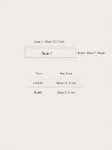 1 件儿童针织保暖围巾，适合秋冬季日常穿着 - 米色 - 查看 2