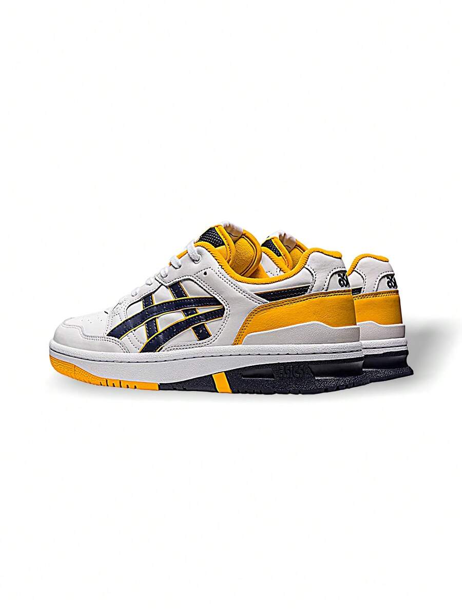 Giày thể thao nam Asics Model EX89 Thể thao thoáng khí Nhẹ thấm hút mồ hôi Đa năng Logo trơn Dễ giặt Dùng ngoài trời Hàng ngày Trắng/Cam 1201A476.112 - Trắng/Cam - Xem 1