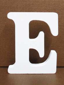 1pc Wooden Decorative Letter Design Home Decor Crafts, Free Combination Decorative Freestanding Wooden Letter Slices For Handicrafts, Family Gatherings, Birthday Parties, Weddings And Other Event Decorations