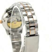 Orient 日本东方双狮女士自动机械腕表，小表盘，珍珠母贝表镜，东方星空腕表，珍珠母贝数字表盘/不锈钢表带 WZ0401NR - 白色 - 查看 4