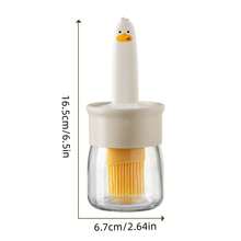 1pc Silicone Oil Brush With Bottle, Oil Brush For Cooking, Baking, Grilling, Outdoor BBQ