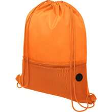 Bullet Oriole Mesh Drawstring Bag (Orange) - Orange - View 4