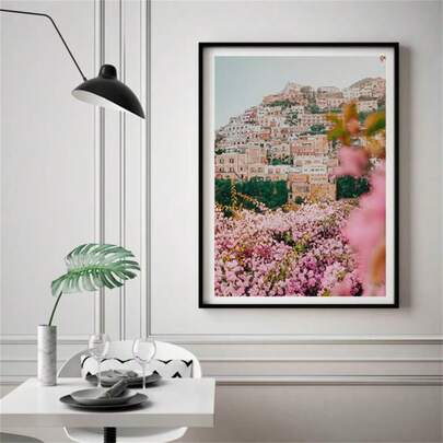 1 Pc Retro La La Land Movie Poster, LaLaLand Poster, Mid Century Modern Art, Black And White, Retro Poster, Wall Decor, Wall Art, Modern Minimalist Style Posters, Living Room And Room Decoration, Bathroom Decoration, Ideal Gift, No Frame