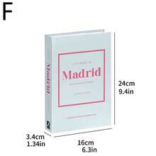 1/3 Peças Decoração de Livro Falso Dobrável Moderno, Livros Artificiais de Estilo Nórdico para Sala de Estar, Casa, Decoração de Loja, Adereços de Fotografia