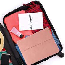 13.3 Inch Laptop Sleeve, 13-13.3 Inch Shock-Resistant Laptop Inner Bag, Compatible With Macbook 13 Air 13 13.6 M4 M3 M2 M1/Pro 13/Pro 14, HP, Asus, Lightweight Carrying Laptop Bag, Envelope-Style PU Leather Business Briefcase, 12.9 Inch Tablet Bag, Unisex - Multicolor - View 10