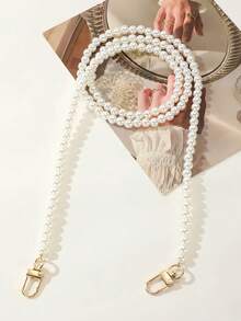1pc Premium Elegant Pearl Shoulder Strap, Fashionable Versatile Detachable Chain, Multi-Functional Replacement Strap