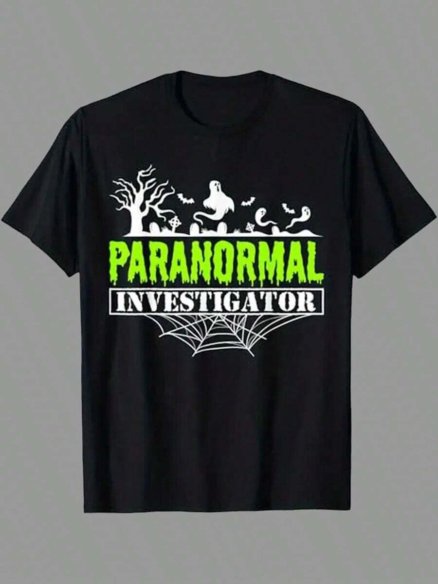 [Free Shipping]Ghostthemed T-Shirt. Suitable As A Gift For Paranormal Enthusiasts. 100% Cotton Black T-Shirt. S-XXXL..Jpg,Nightmare Before Christmas,Christmas,Halloween Costumes,Funny T Shirts,Summer Outfits,Thanksgiving Day,Men Graphic Tees,Streetwear Men,Freedom Shirt,Halloween Costumes For Men,Christmas,Funny Shirt,Graphic Tee,Vintage,Street Fashion, Sporty Casual, All Season, Y2K Clothing, Christmas, Gift For Boyfriend,Printed & Shipped In USA - Black - View 1