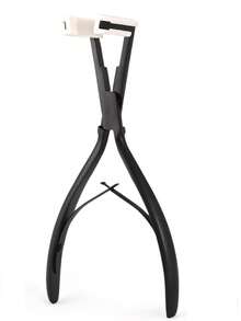 1 Set Stainless Steel Sealing Pliers, Flat Hair Extension Tools, Human Hair Extension Styling Clamp Tools, Adhesive Tape Clamp, Black ,Hair Styling Tools ,Hair Styling Kit