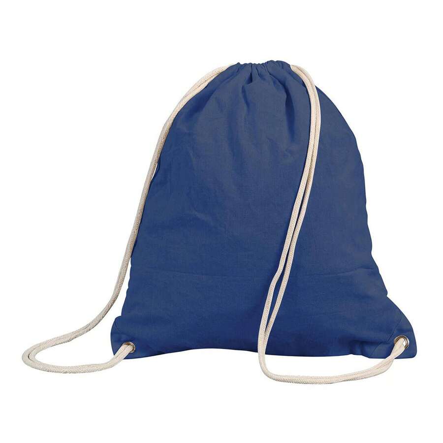 Shugon Stafford Cotton Drawstring Bag (Navy) - Navy Blue - View 1
