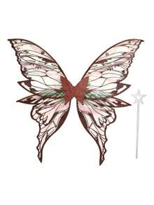 1pc New Holiday Party Halloween Makeup Prop Adult Costume Butterfly Wings Fairy Wings