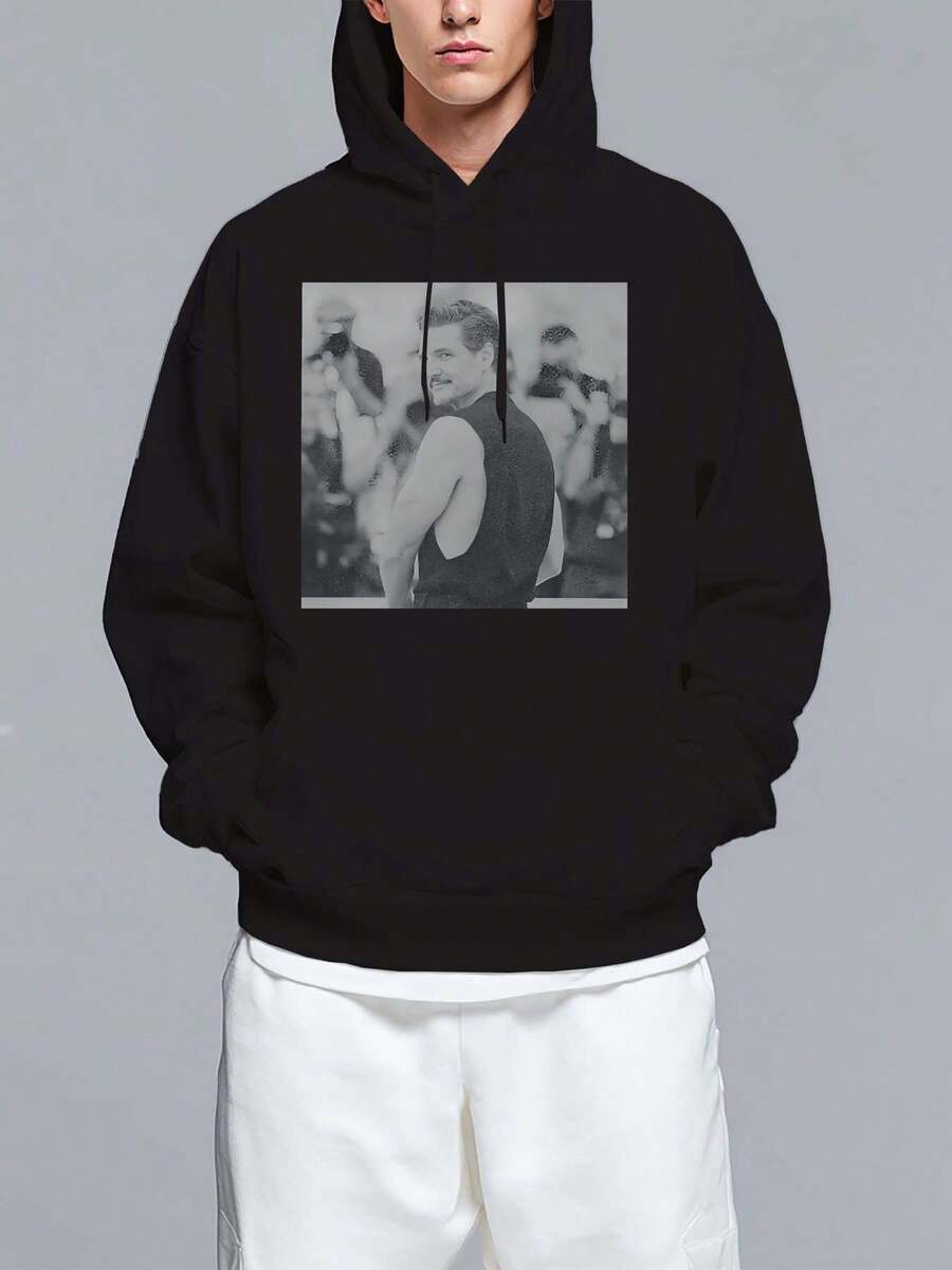 pedro pascal daddy tribute Women's Casual Hooded Sweatshirt - Negro - Ver 1