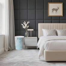 Feisco Small Trash Can For Bathroom, 2 Gallon Trash Can Trash Bin Wastebasket Garbage Can For Kitchen,Bathroom Office, Bedroom,Dorms,Laundry Room (Black, 1 Pack)