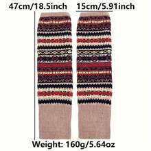Stacking Socks Autumn And Winter Camouflage Bohemian Thicken