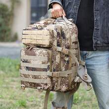 Military Tactical Backpacks 45L Assault Pack For Men Bag, Large, Rucksack, With MOLLE Webbing System, Camping, Hiking, Trekking