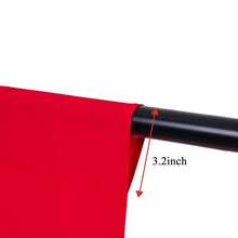 TRLYC Red Background Backdrop - 5x7 FT Backdrop Background For Photography Photo Booth Backdrop For Photography Background Screen Video Shooting Christmas Valentine's Day Background-6398 - Đỏ - Xem 3
