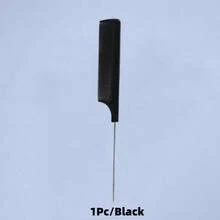 1Pc/2Pcs/3Pcs/5Pcs/Black/Color Random Tail Comb Multicolored Steel Needle Hair Comb Styling Comb Hair Cutting Tools Lady Hair Comb Dense Teeth Smooth Hair Comb