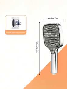 A Powerful Square Shower Head With 8 Spray Modes, Featuring A Large Panel Hand-Held Shower Head And High-Flow Rain Shower, Suitable For Bathroom Shower Systems, A Brand New Summer Shower Product. - Multicolor - View 18