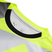 Puma 男士吸湿排汗透气短袖T恤，基础系列休闲上衣 780104-02 - 銀色-黃色 - 查看 7