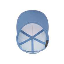 Classic Contrast Trucker Cap (Classic Blue/White/Classic Blue) - Coffee Brown - View 3