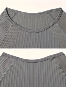 Women's Sports Suit 2-Piece Yoga Top Yoga Pants Set Women's Sportswear Round Neck Medium Stretch, Solid Color Four Seasons Sportswear, Fitness