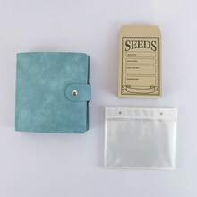 1set Seed Storage Organizer With 50 Envelopes Garden Seeds Storage Box Durable Sealing Seeds Envelope For Vegetable Seeds Storage