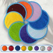 8 Stücke Sensorikkissen Set (runde Form), abriebfest und schmutzabweisend, geeignet für Partys und Veranstaltungen, verschiedene Farboptionen
