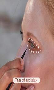 BlingKingdom 660pcs Self Adhesive Pearl Stickers Flat Back Pearls For Craft Hair Face Makeup Nail Cell Phone Scrapbooking Decor, 4 Size 3mm_4mm_5mm_6mm (White)