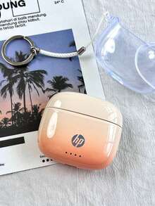 HP Wireless Earbuds With Case And Silicone Lanyard, 5.4 Wireless, Up To 30 Hours Playtime, Mini And Lightweight, Wireless Headphones With Mic, Compatible With IPhone Android, Gaming Headset And Speaker, Holiday Gift Christmas Present