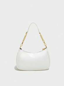 Selected Valentine's Day Gifts. The 2026 New Women's White Fashionable Texture Single Shoulder Crossbody Bag, Paired With A Red Cherry Pendant, Is A Casual And Simple Underarm Crossbody Bag That Can Be Carried On One Shoulder Or Diagonally. It Has A Wide Range Of Applications, Suitable For Leisure Shopping, Daily Commuting, Gatherings, And Parties. - 白色 - 查看 4