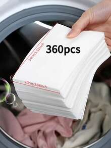 防串色洗衣片 - 防串色洗衣片,防止衣物渗色和褪色,适用于洗衣机、家用和商用洗衣辅助用品、织物保护、易于使用的配件、衣物护理、洗衣配件 - 白色 - 查看 11