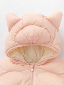 Balabala Kleine Mädchen Daunenjacke Herbst/Winter 2025, süße Kapuzenjacke für Kleine Jungen & Kleine Mädchen